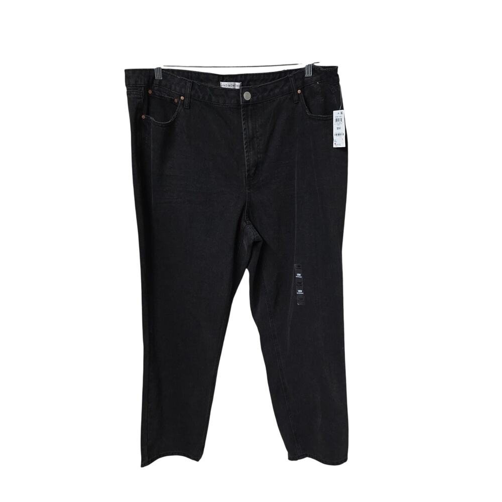 And Now This High-Rise Straight Leg Black Jeans Womens Size 18W NWT